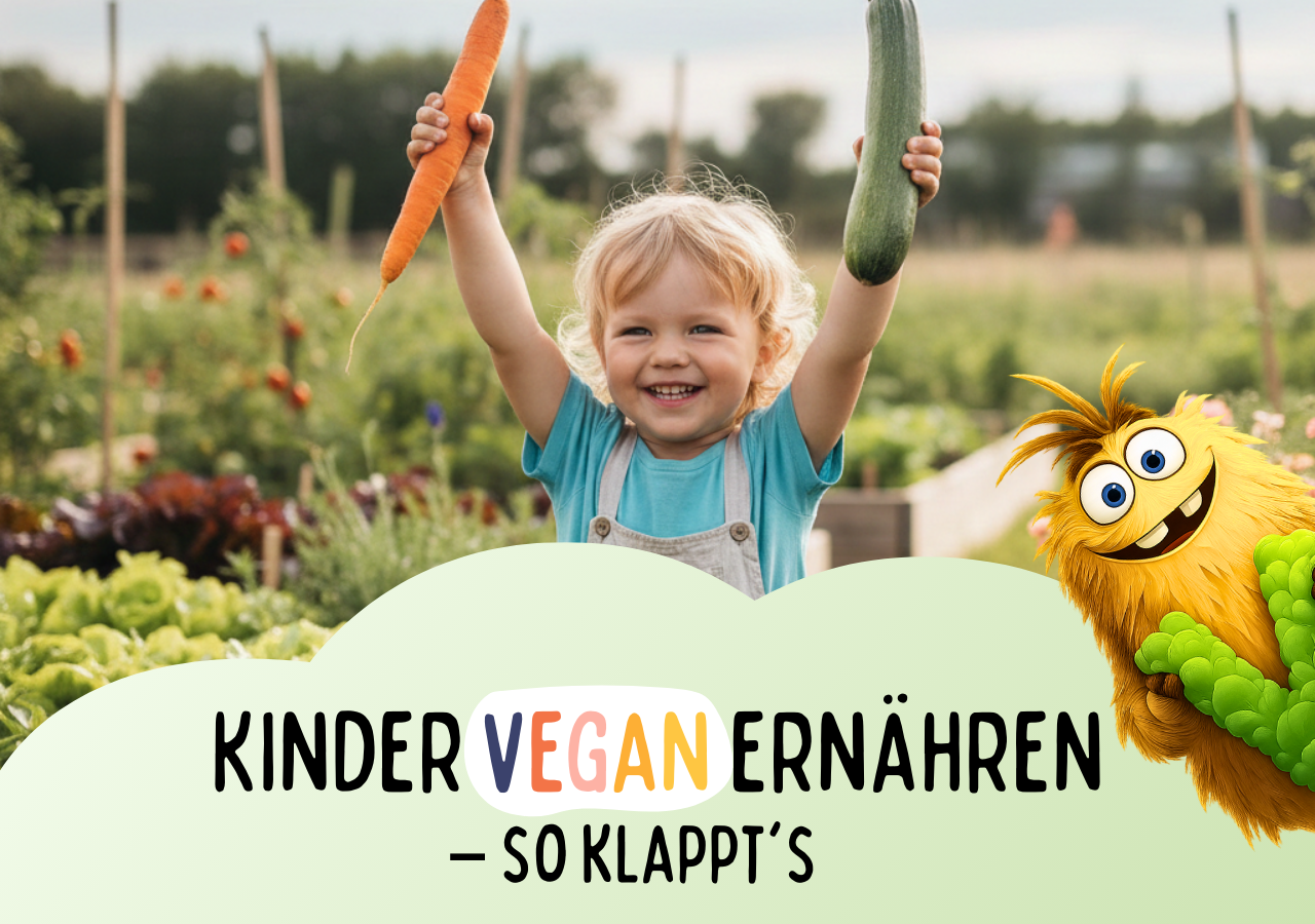 Vegane Kinder: Diese Nährstoffe solltest du im Blick haben