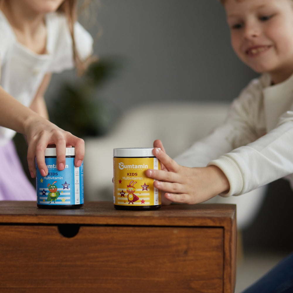 Die Vorteile von Vitaminen und Mineralien in Gummibärchen für Kinder.