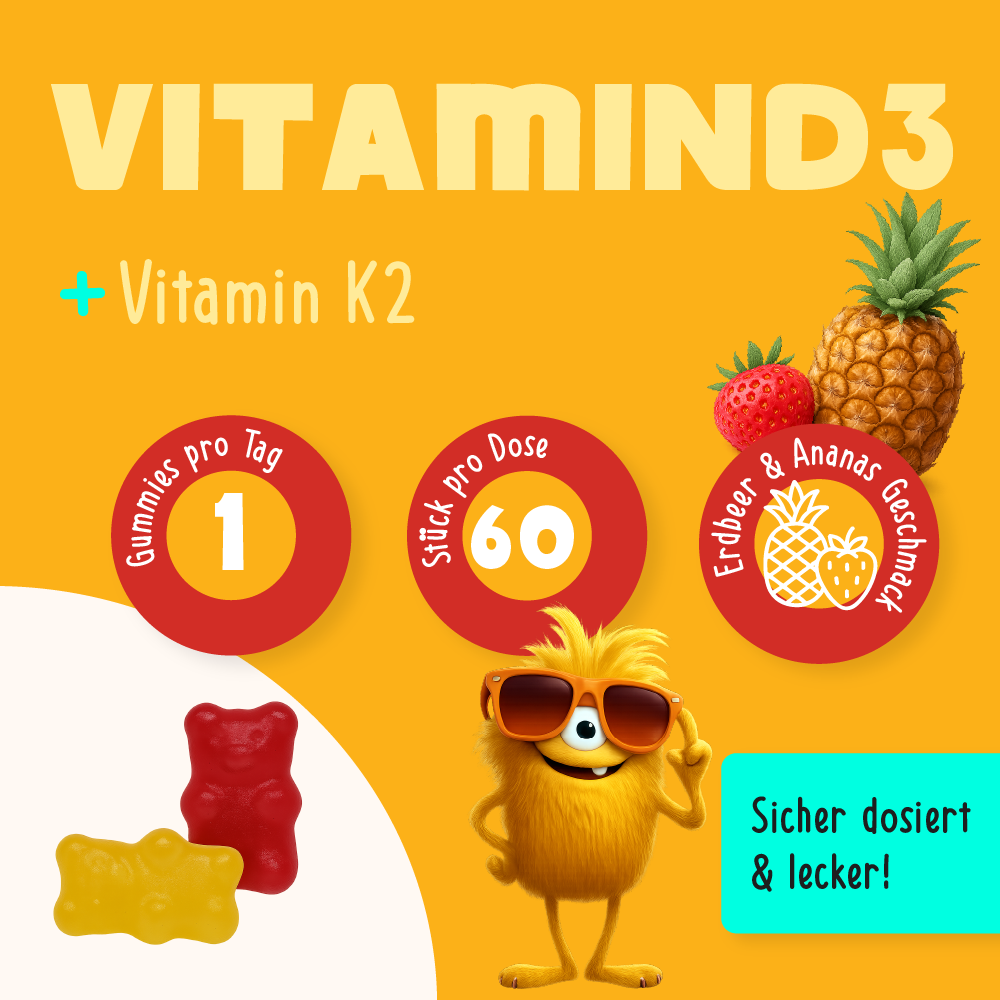 Vitamin D3 K2 Kinder Gummies