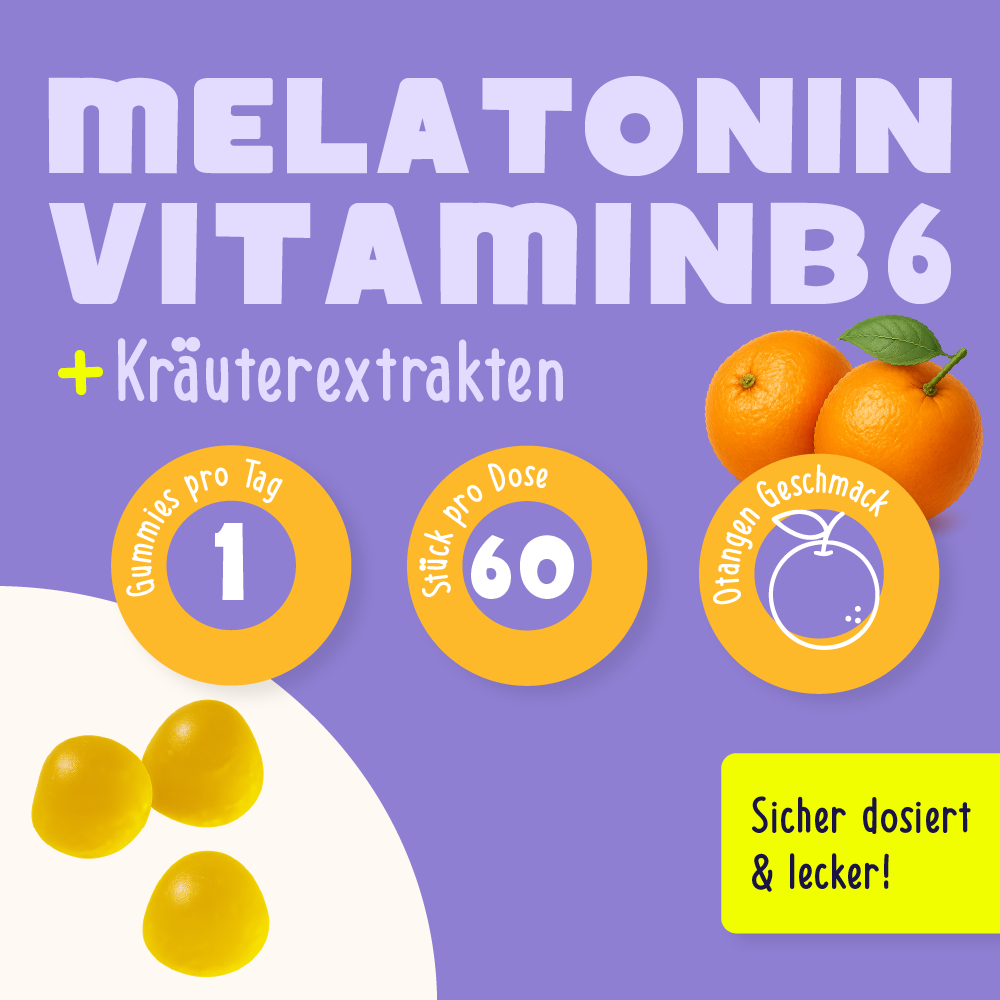 Kinder Sleep Gummibärchen mit Melatonin