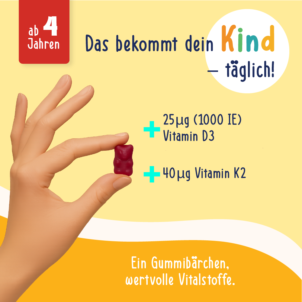 Vitamin D3 K2 Kinder Gummies