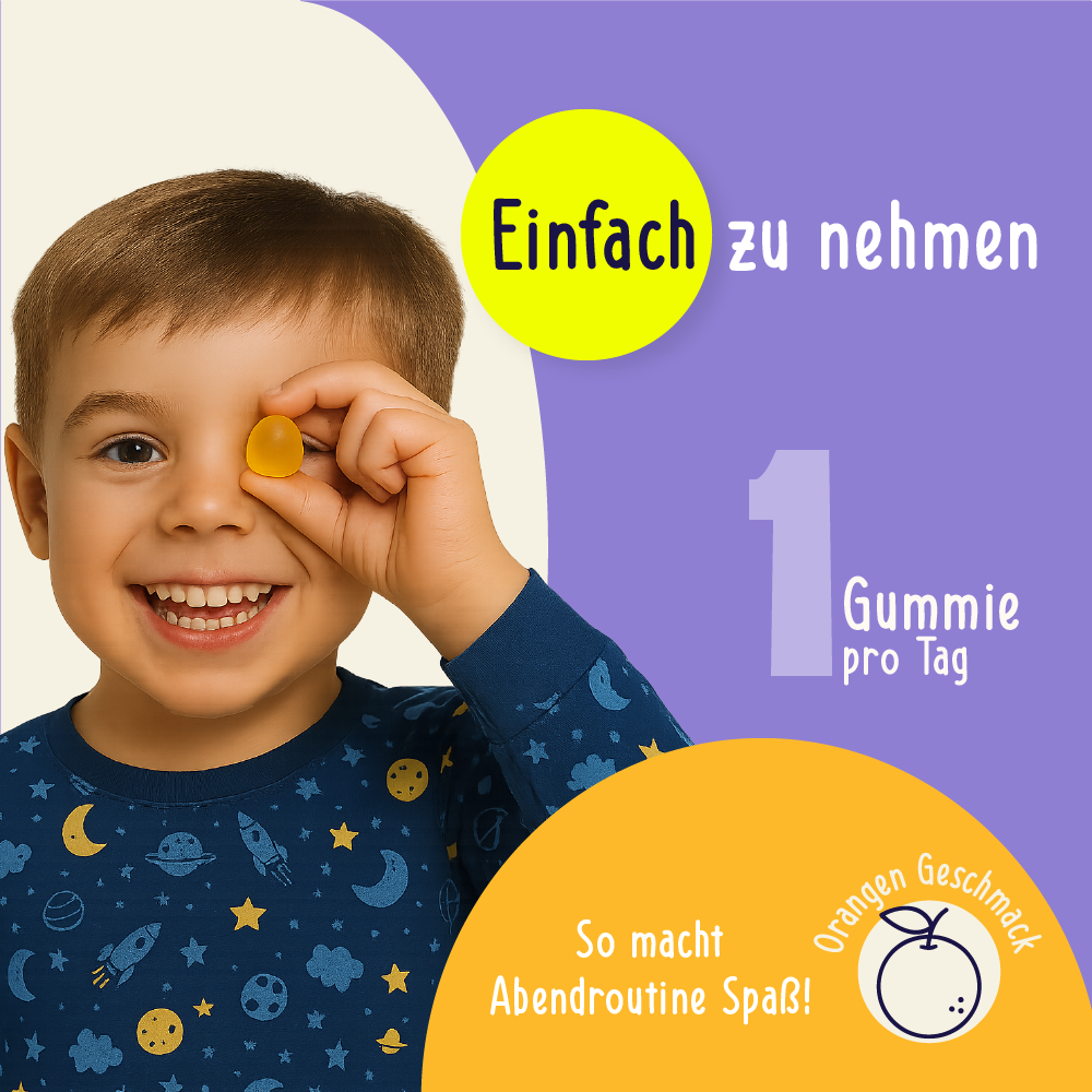 Kinder Sleep Gummibärchen mit Melatonin