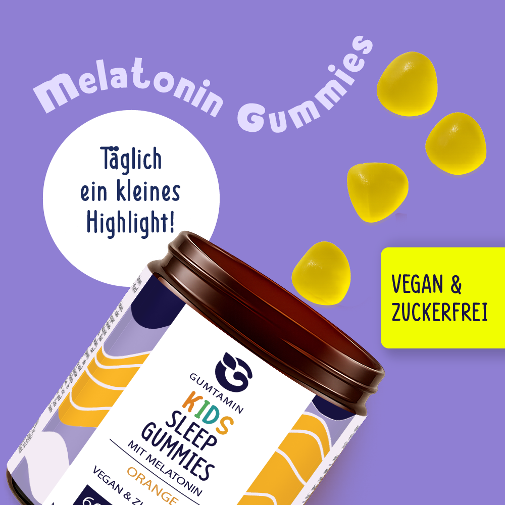 Kinder Sleep Gummibärchen mit Melatonin