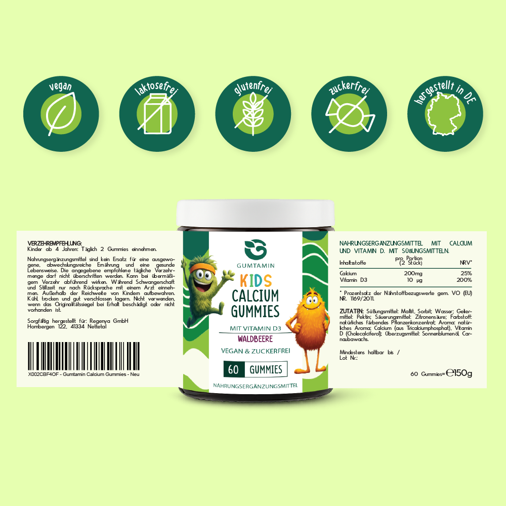 Calcium Kinder Gummibärchen