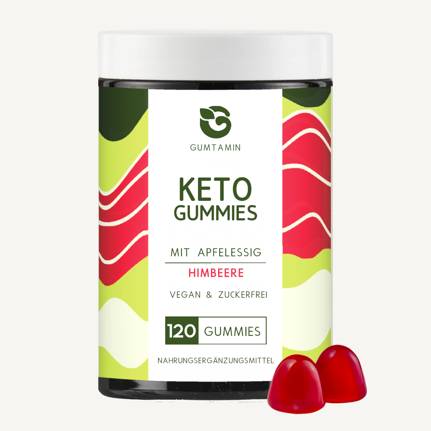 Keto Apfelessig Gummibärchen