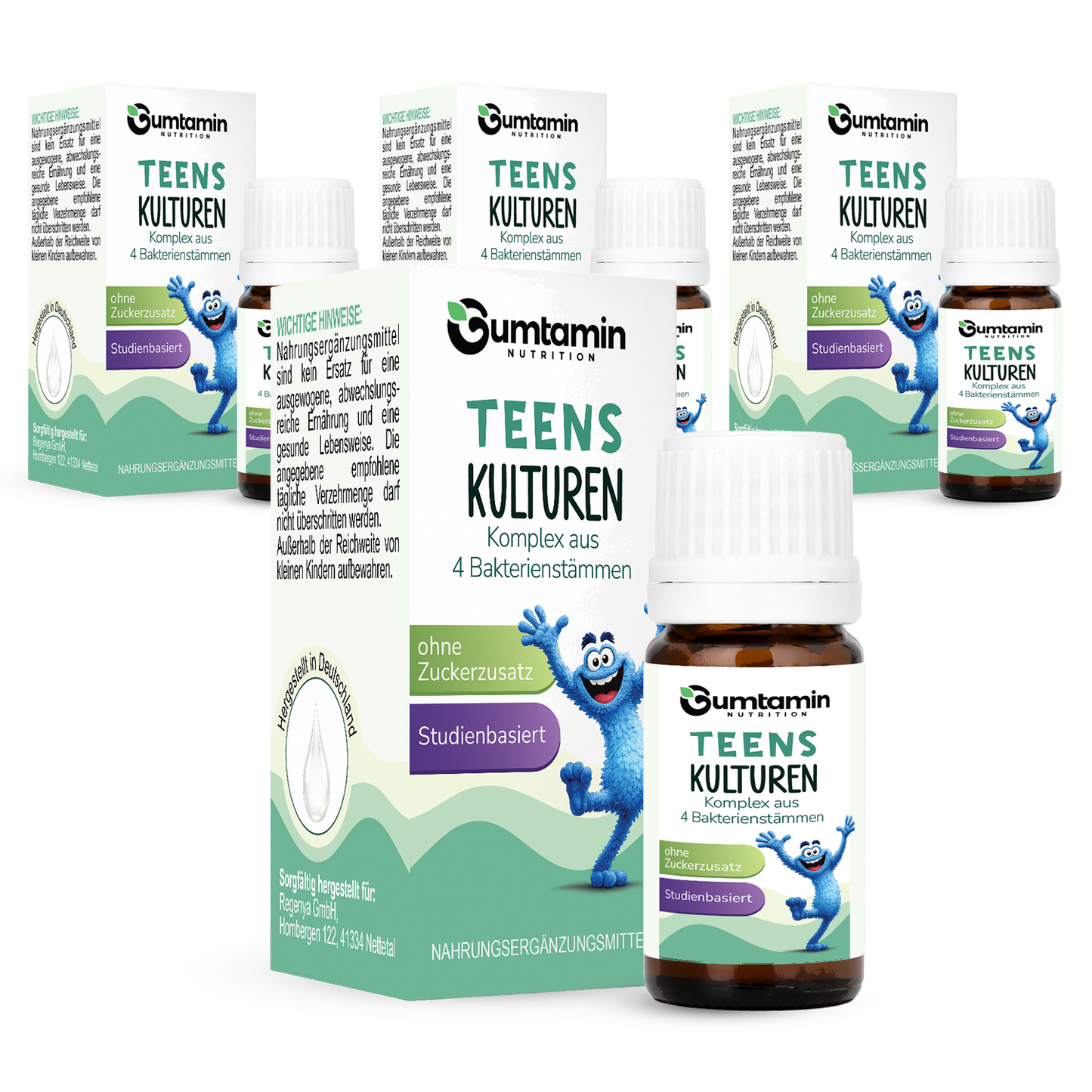 Bakterienkulturen Tropfen Teens