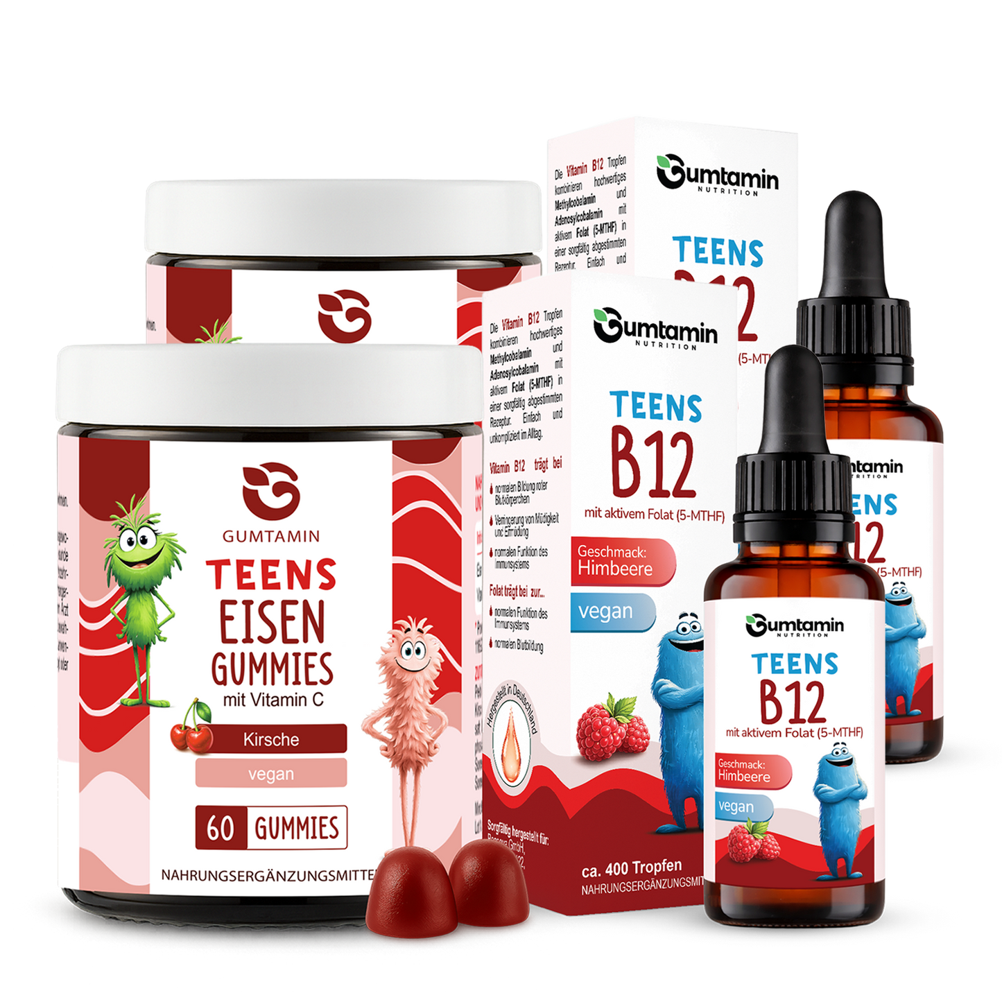 Teens-Set Eisen und B12