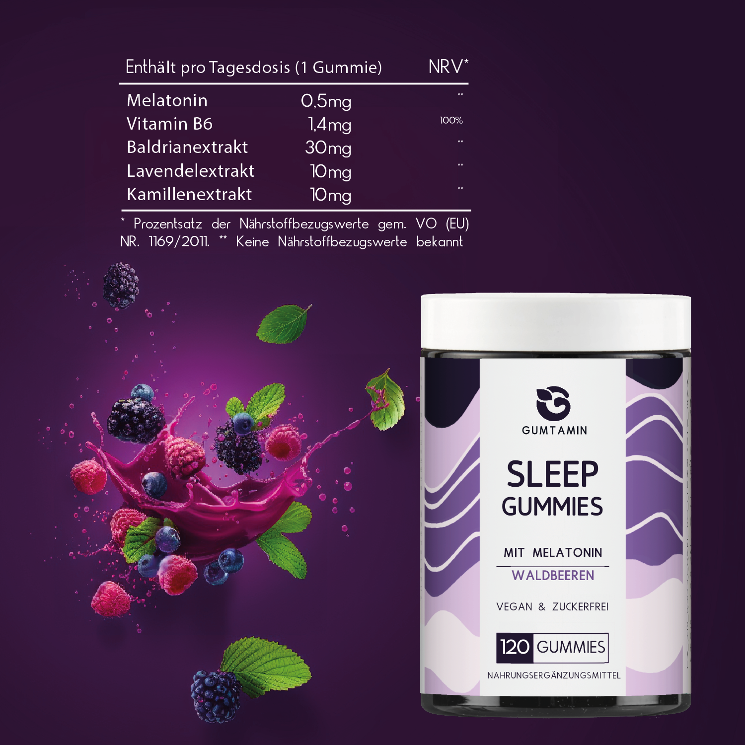 Melatonin Gummibärchen XXL