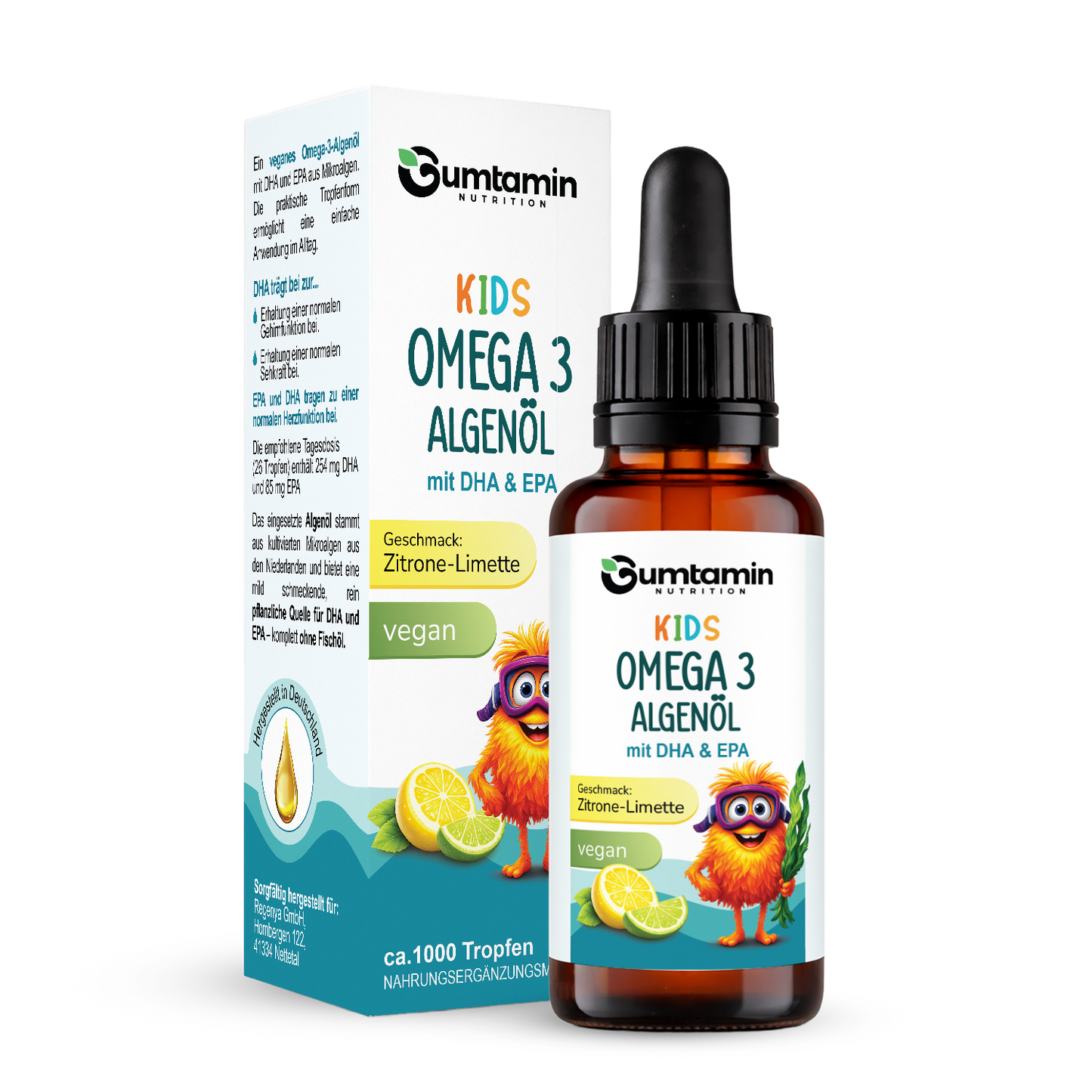 Omega 3 Algenöl Tropfen Kinder