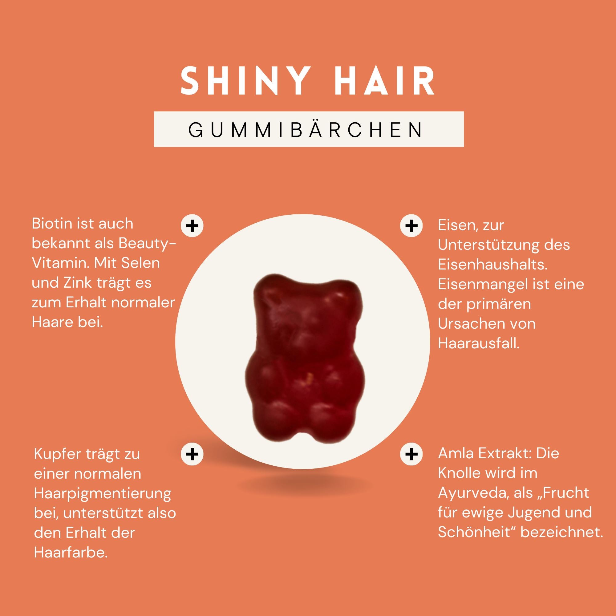 Shiny Hair Gummies gumtamin 
