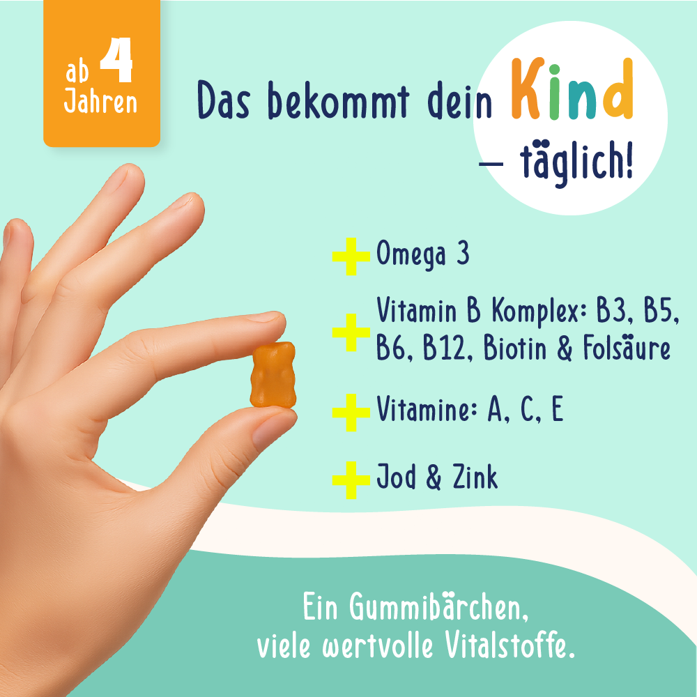 Omega 3 Kinder Gummibärchen