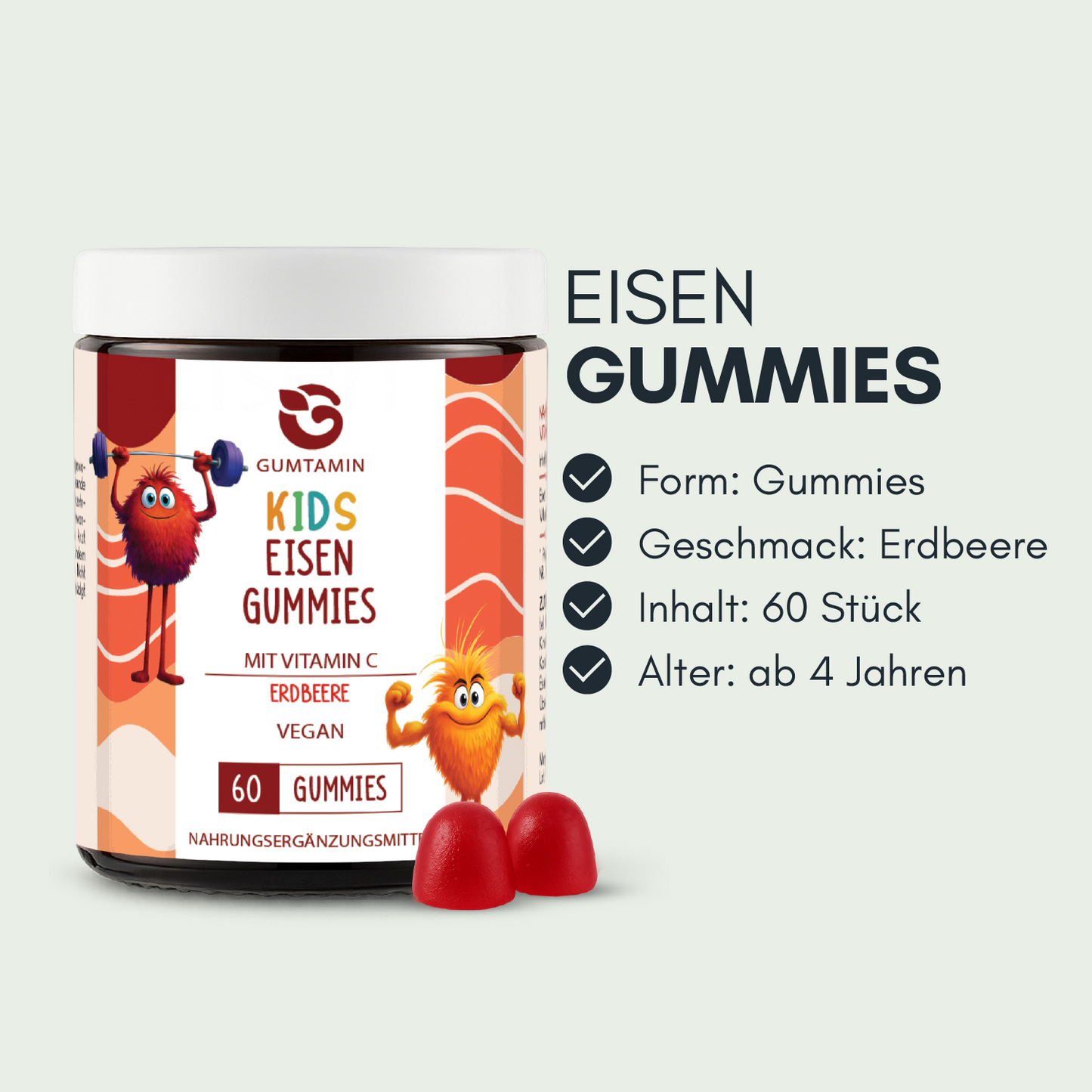 Eisen Gummies Kinder