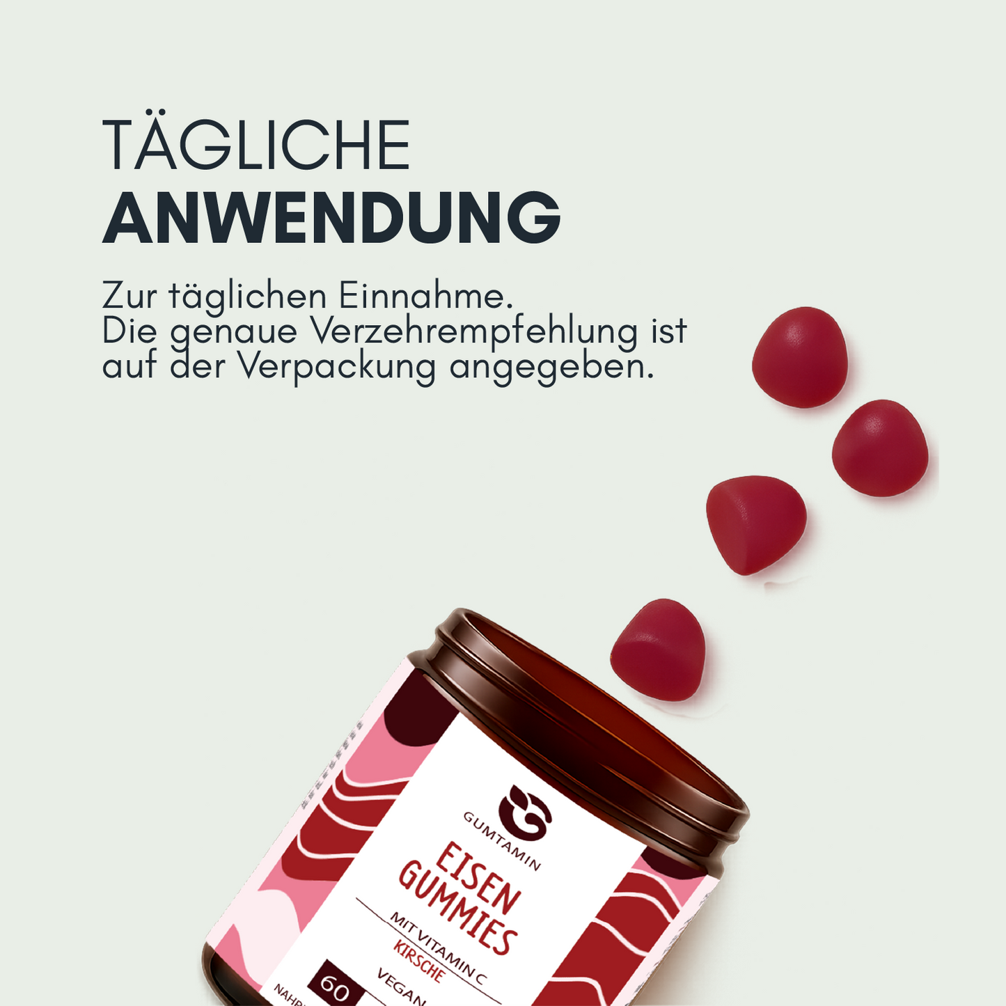 Eisen Gummibärchen hochdosiert