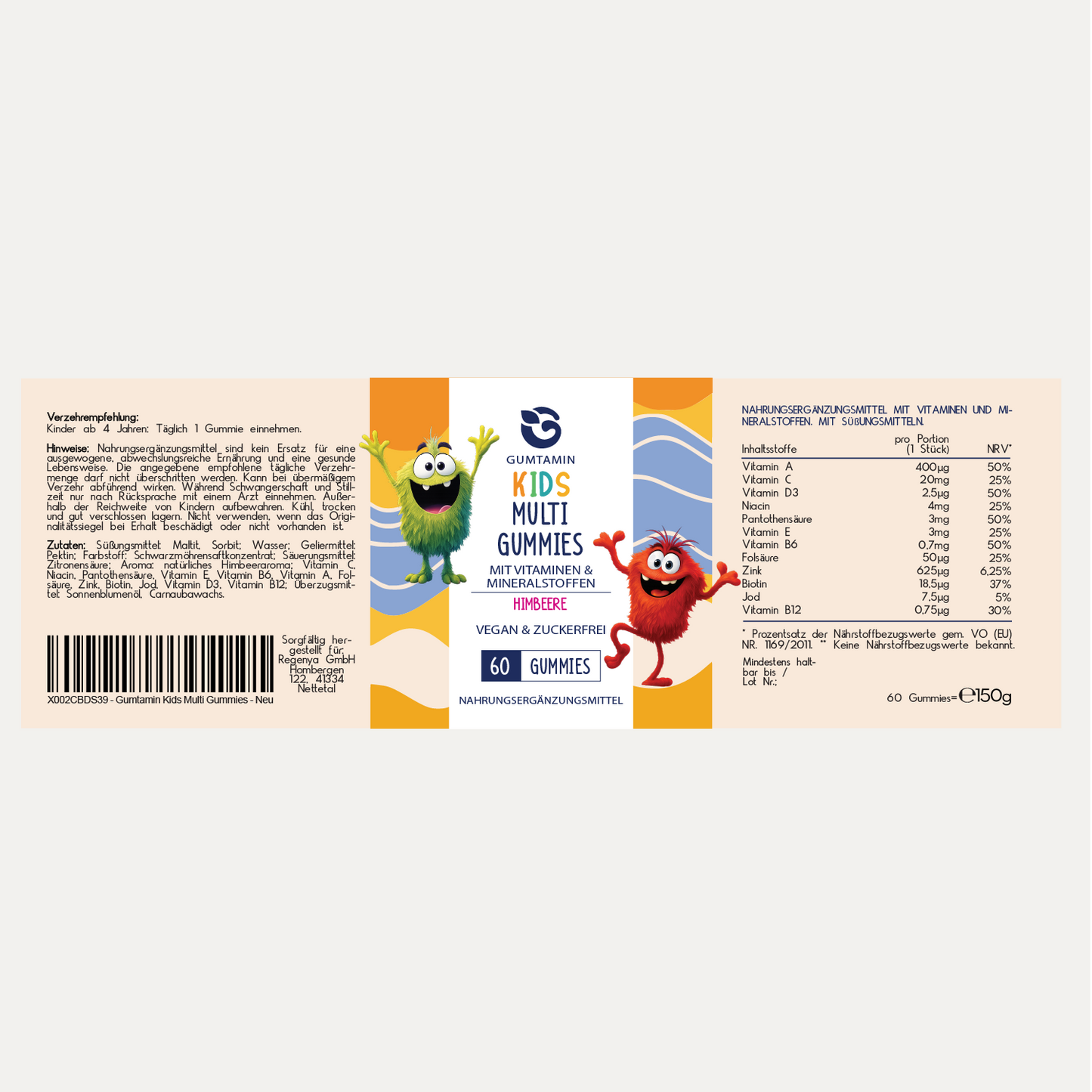 Multivitamin Kinder Gummibärchen