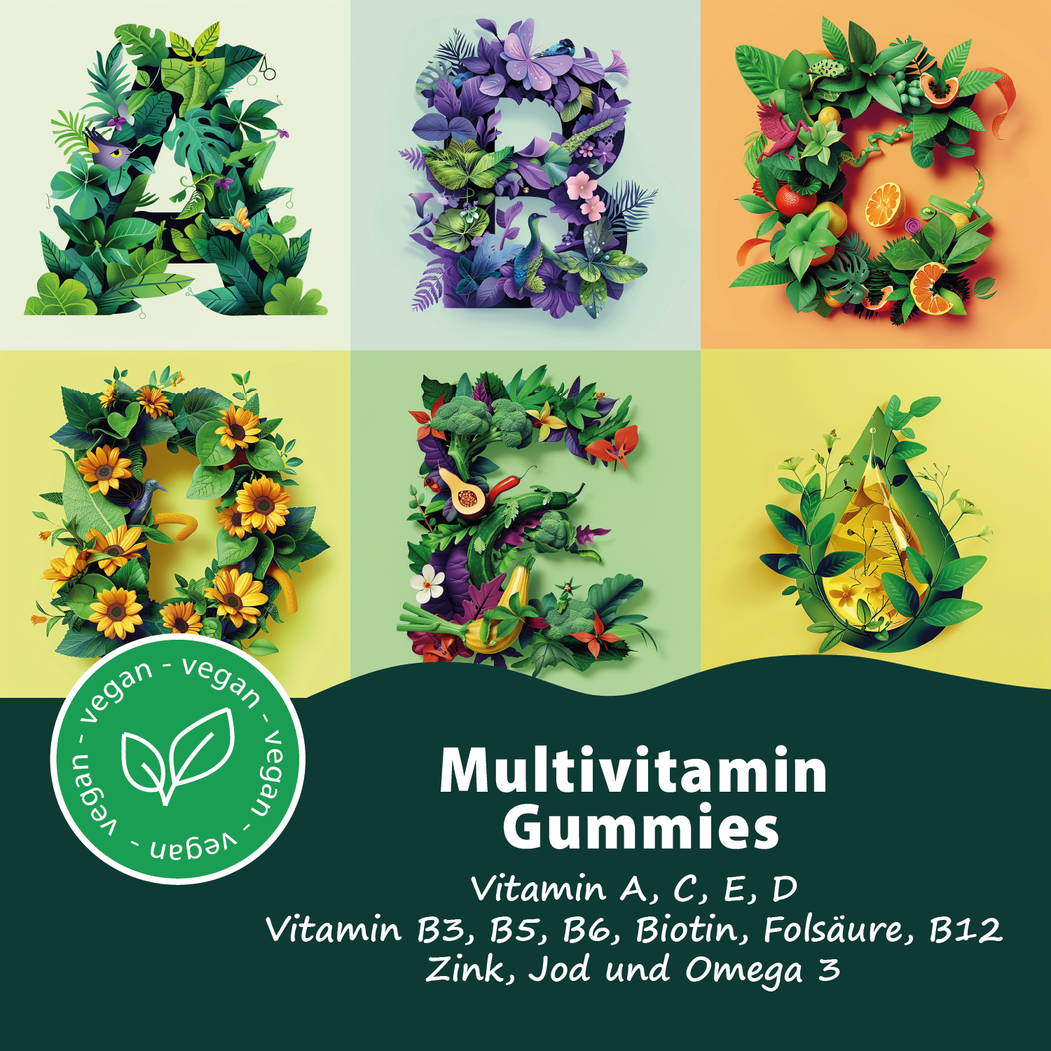 Kinder Vitamin Gummibärchen