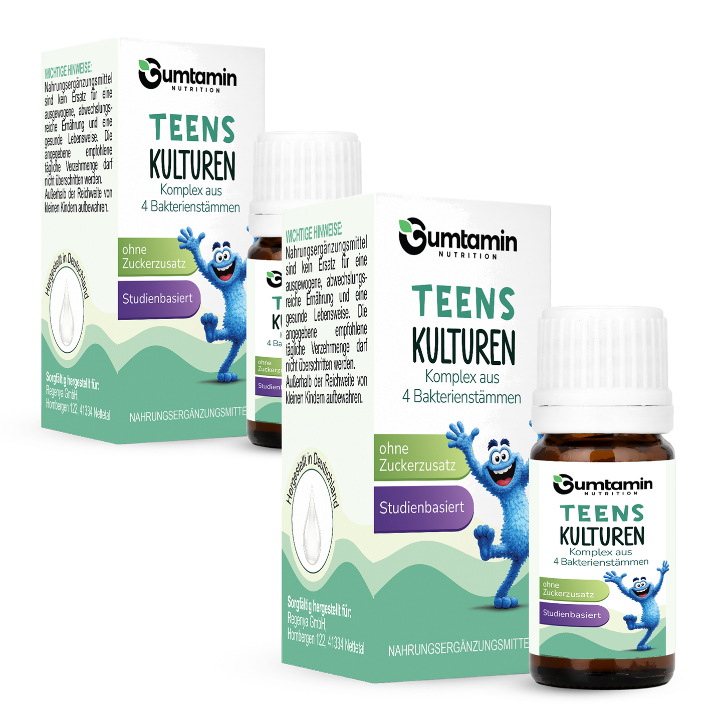 Bakterienkulturen Tropfen Teens