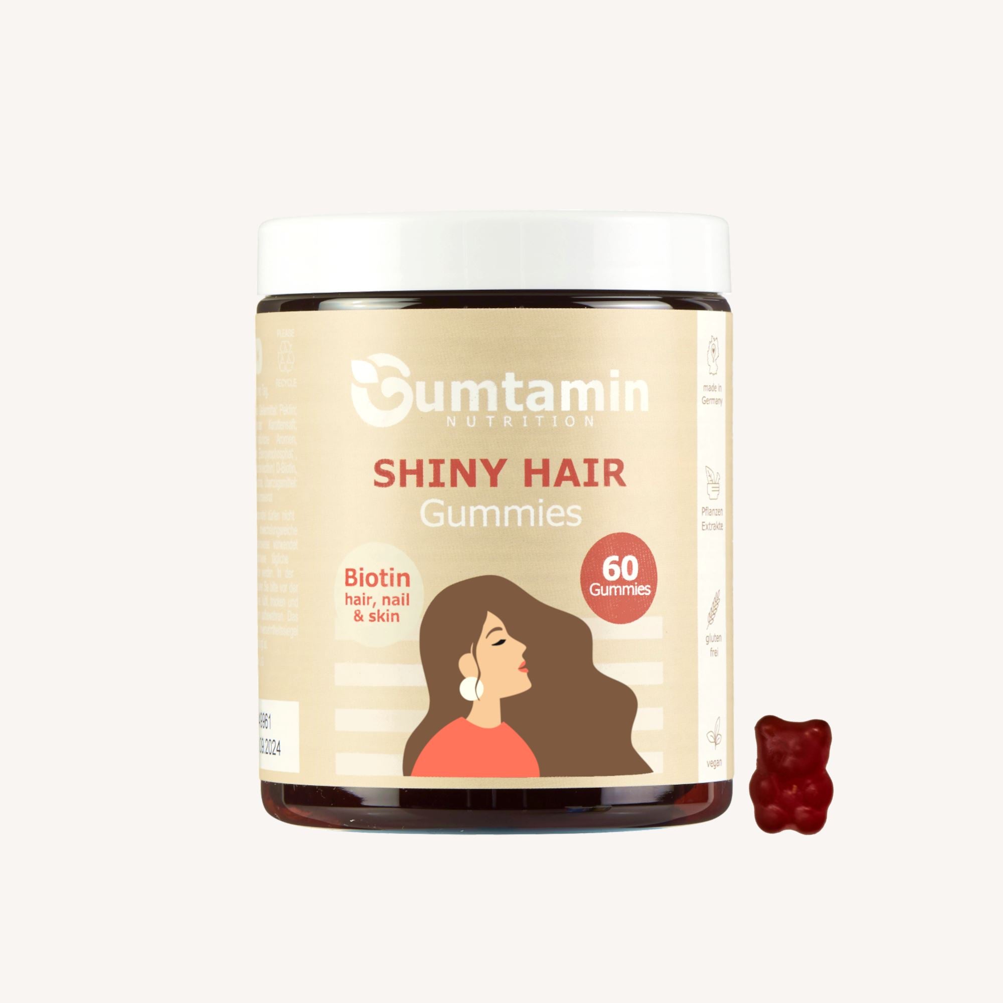 Shiny Hair Gummies gumtamin 1x 60 Stück 