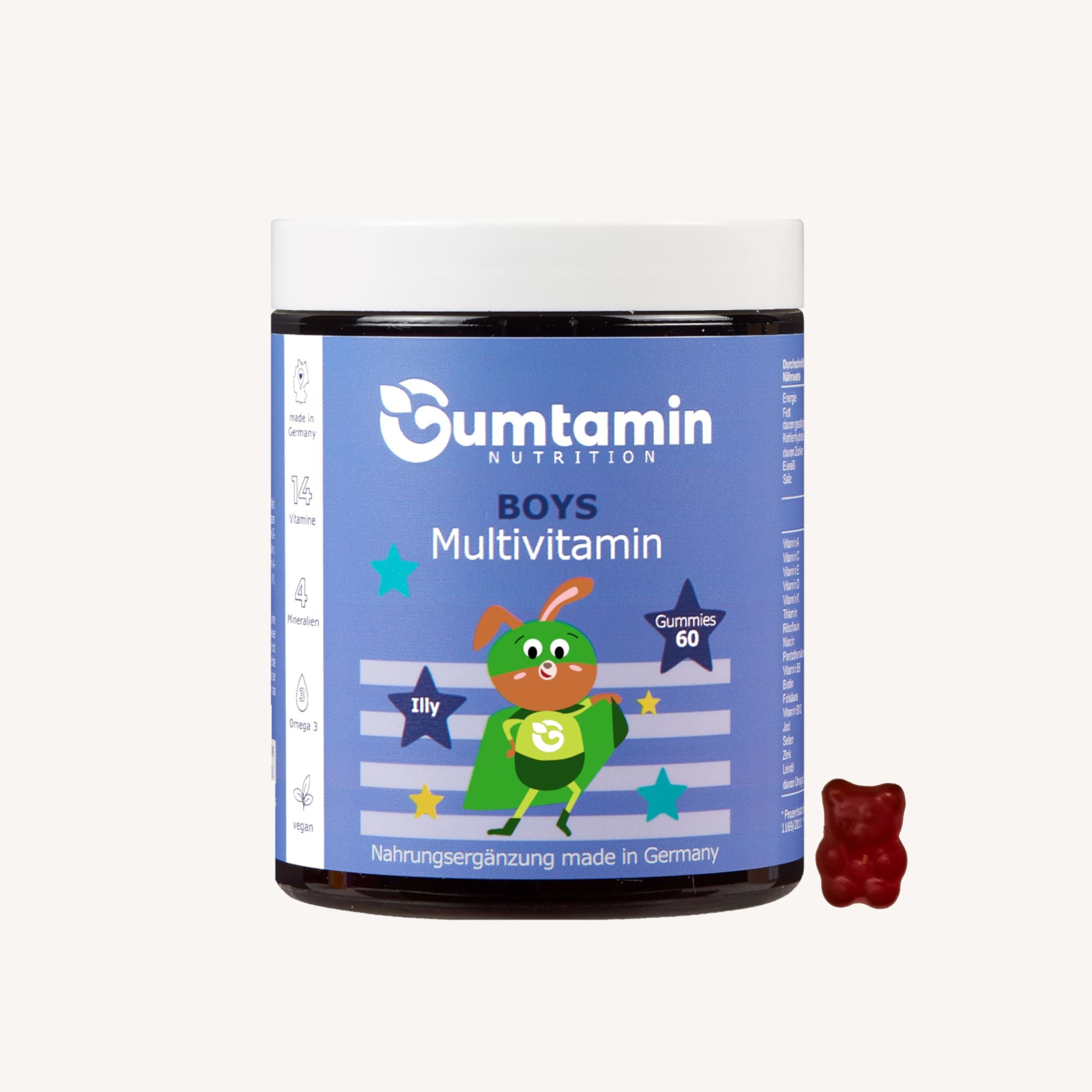 Kids Multivitamin Gummies Blau gumtamin 1x 60 Stück 