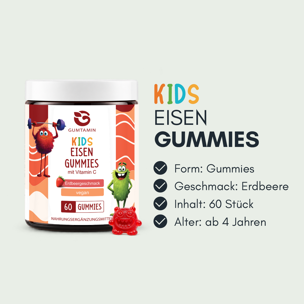 Eisen Gummies Kinder