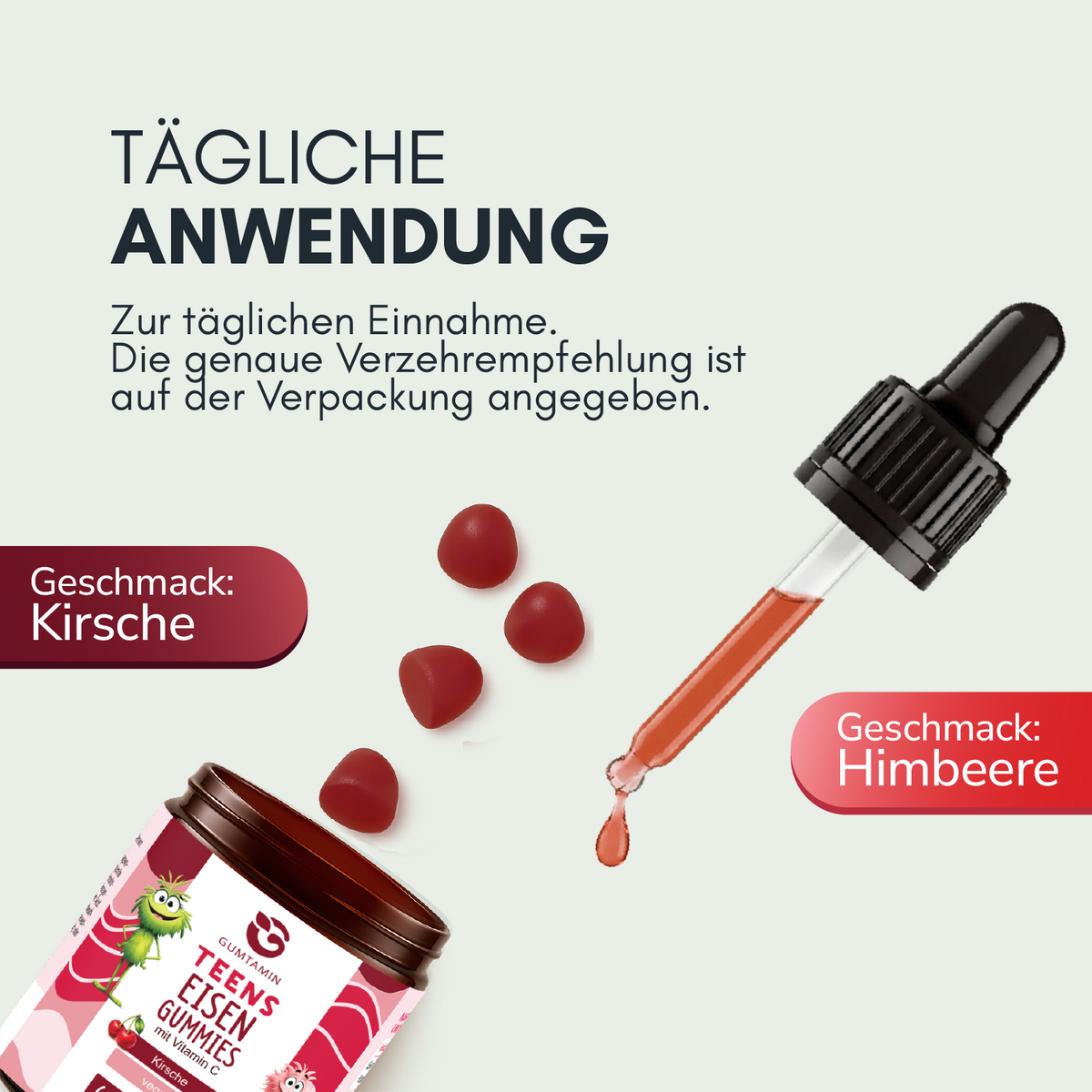 Teens-Set Eisen und B12