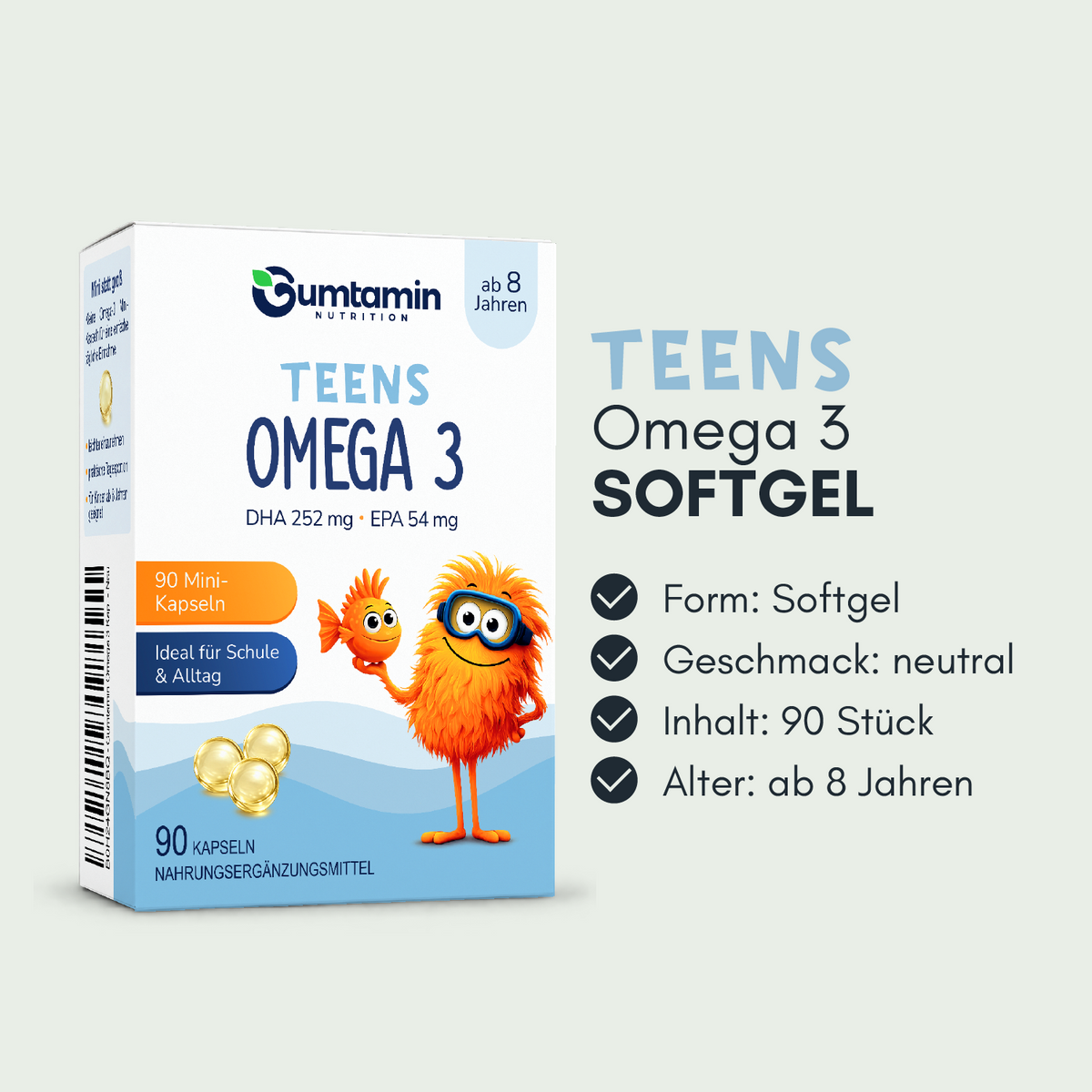 Omega 3 Kapseln Teens