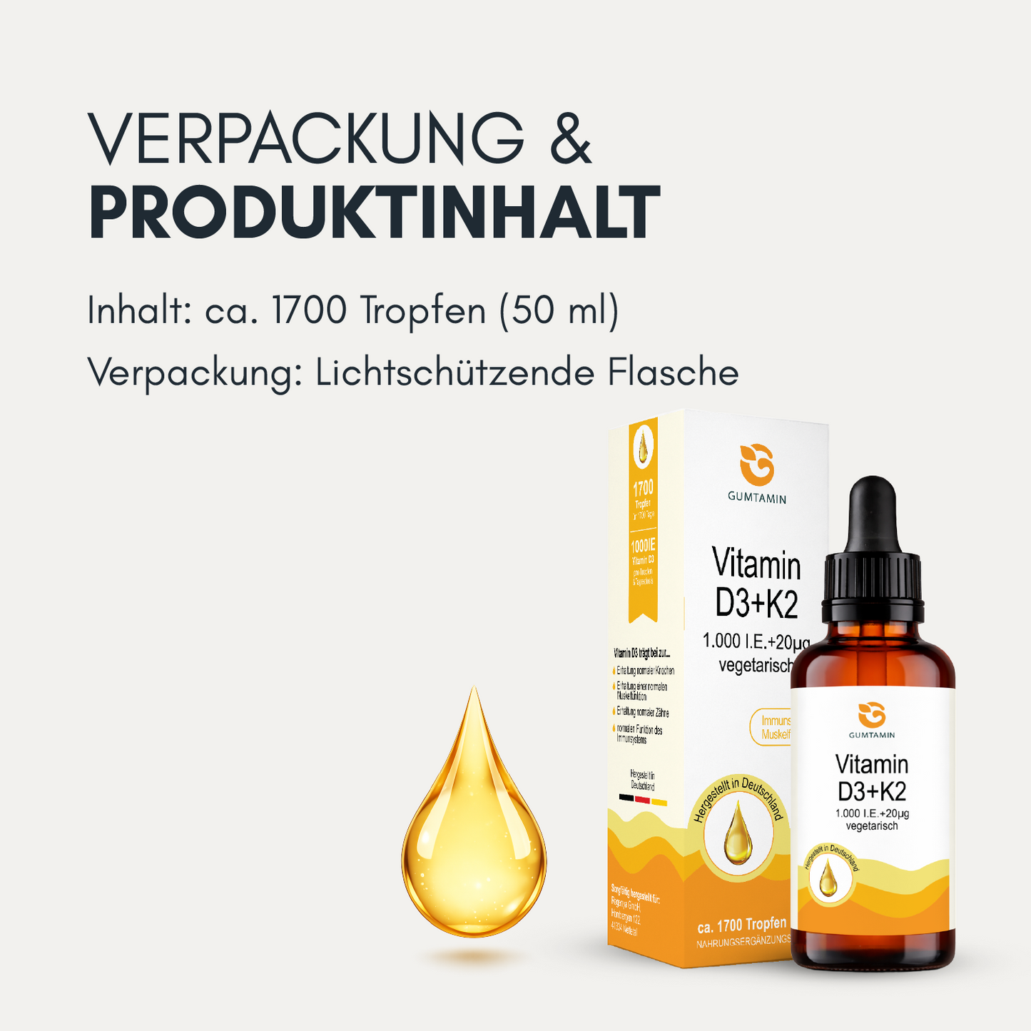 Vitamin D3 K2 Tropfen