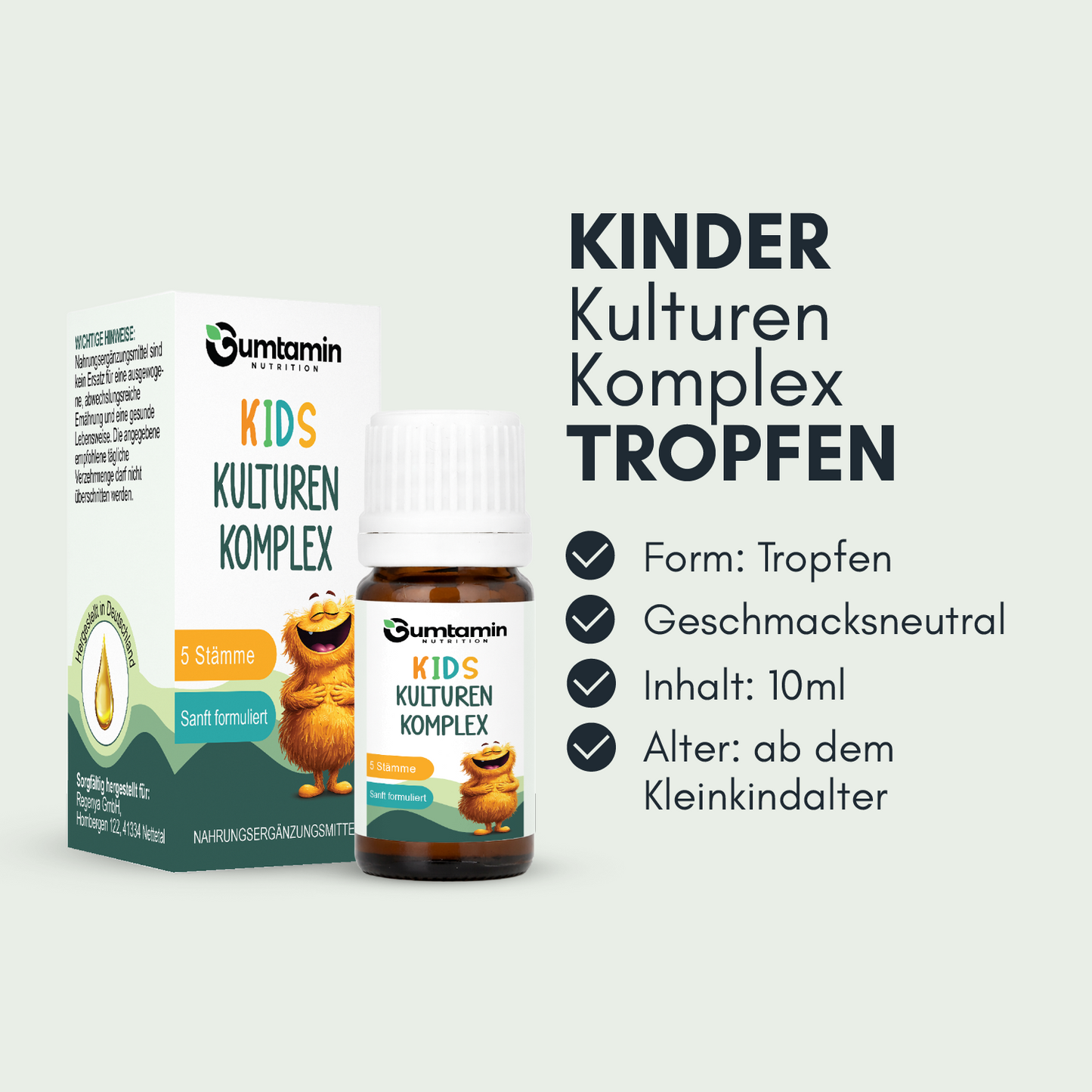 Bakterienkulturen Tropfen Kinder