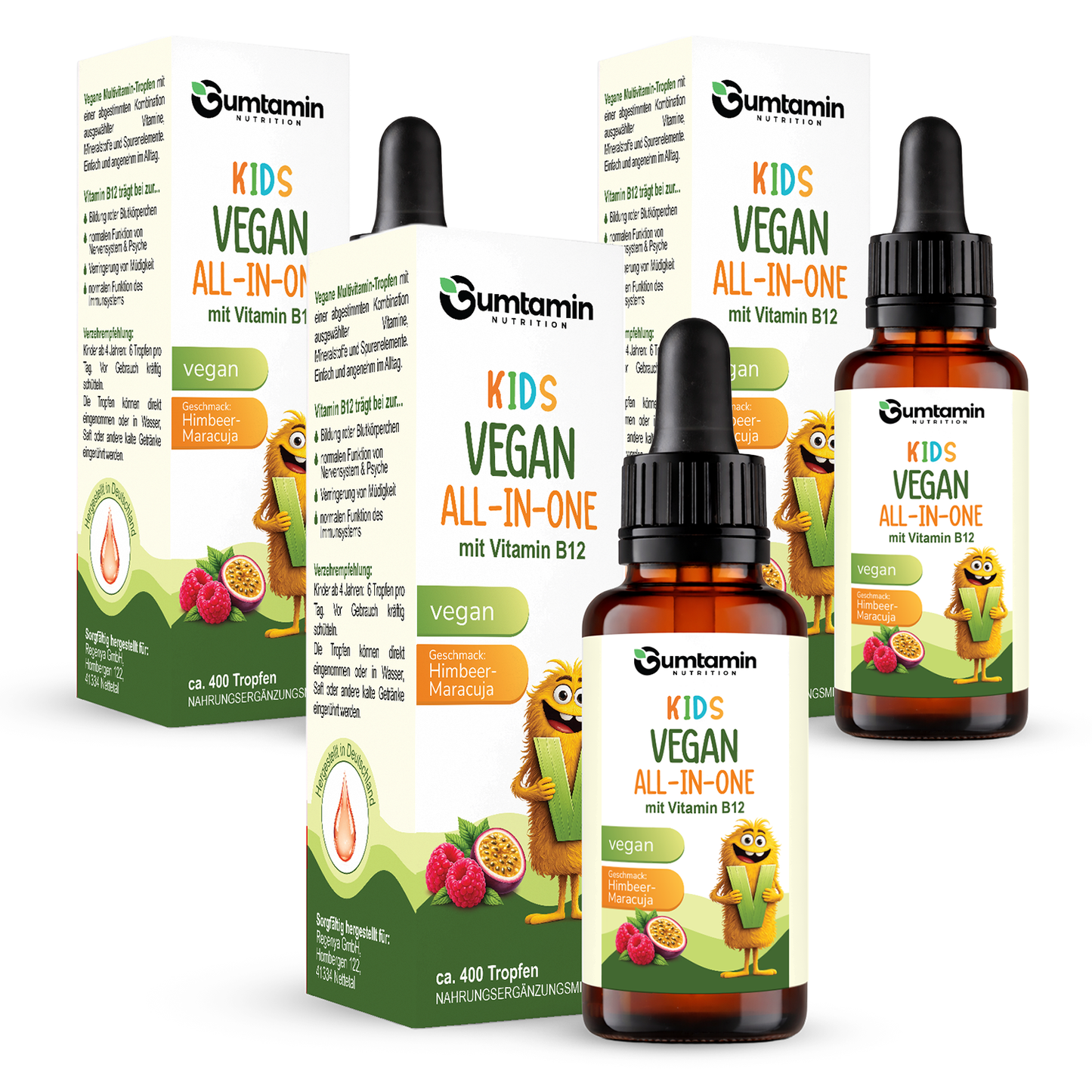 All-in-One Vegan Tropfen Kinder