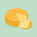 2 Scheiben Gouda oder Emmentaler