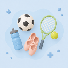 Sportlich aktive Kinder