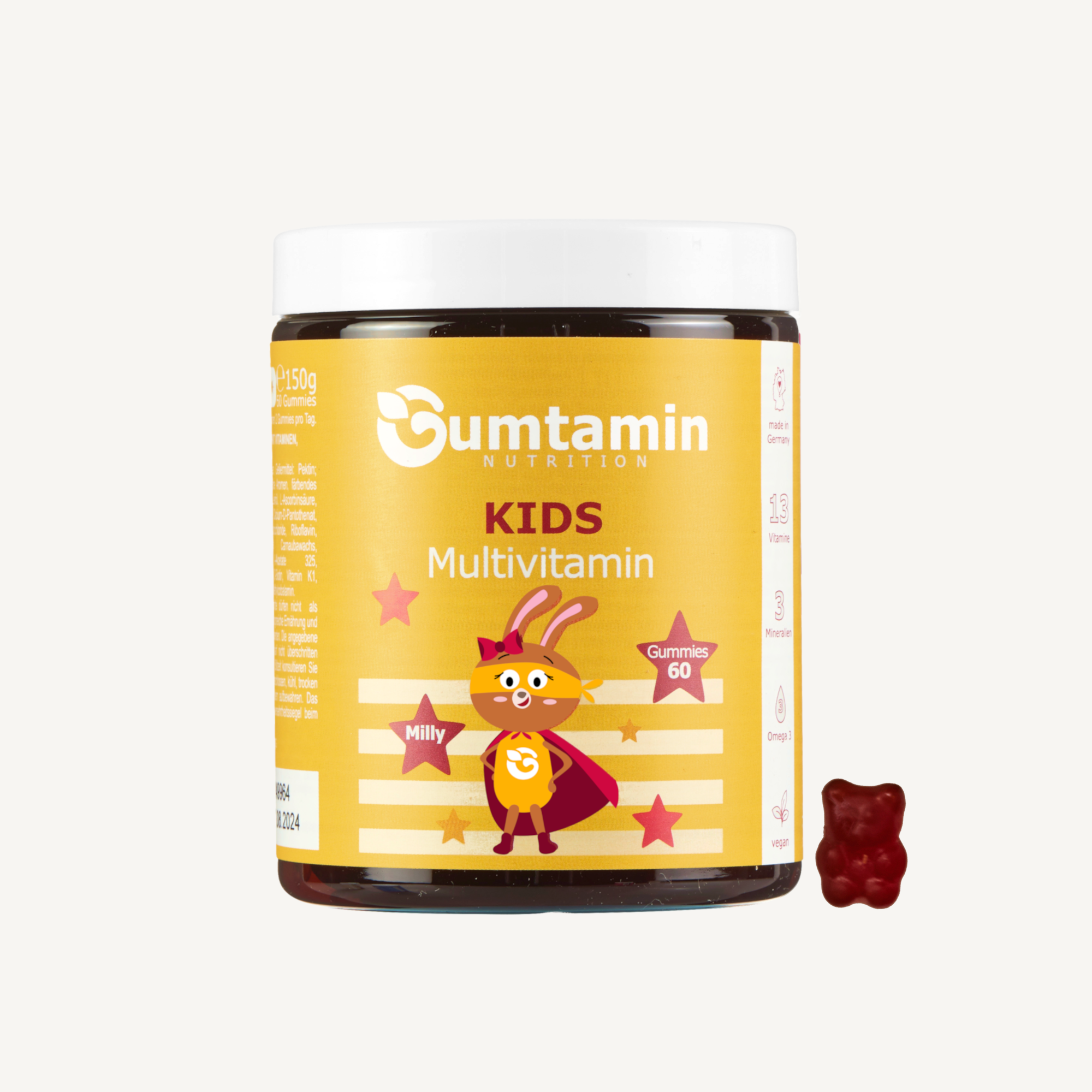 Kids Multivitamin Gummies gelb
